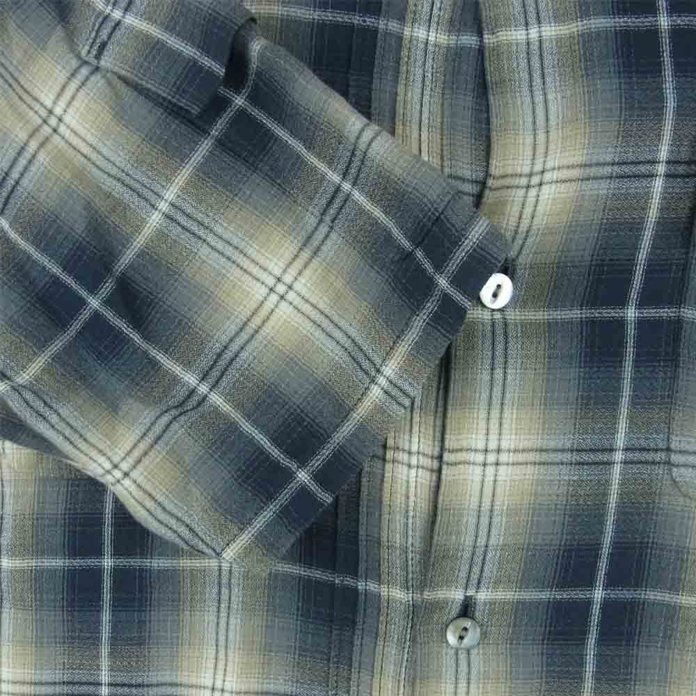 UNDERCOVER アンダーカバー 7S292-SH16 コットン チェック 半袖 シャツ 日本製 グレー系 2【中古】