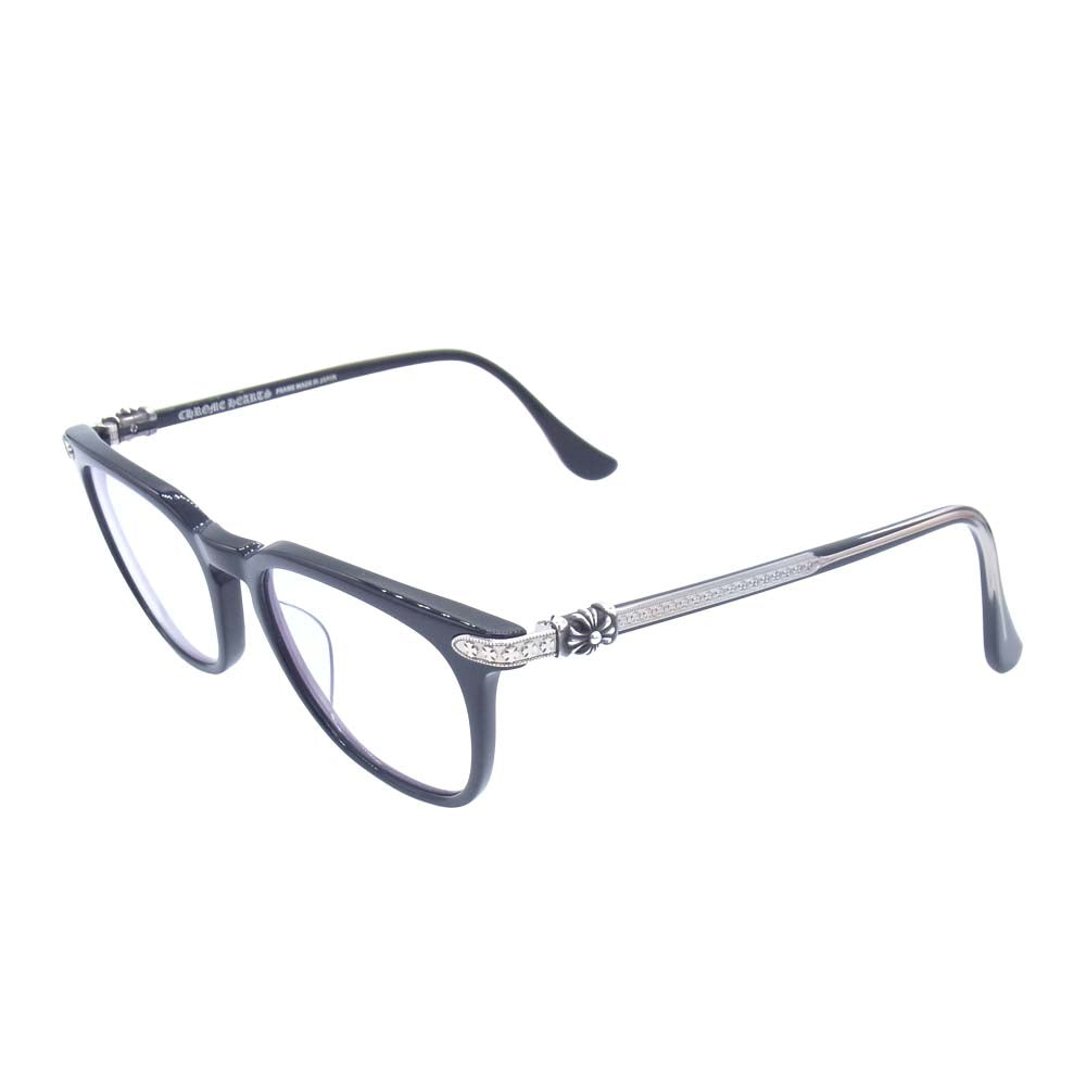 CHROME HEARTS クロムハーツ（原本無） GISS BK-SS CHプラス アイウェア 眼鏡 サングラス ブラック系【中古】