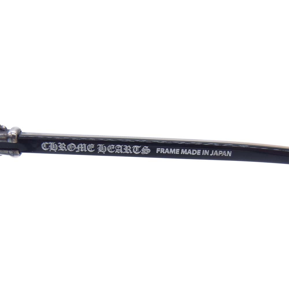 CHROME HEARTS クロムハーツ（原本無） GISS BK-SS CHプラス アイウェア 眼鏡 サングラス ブラック系【中古】