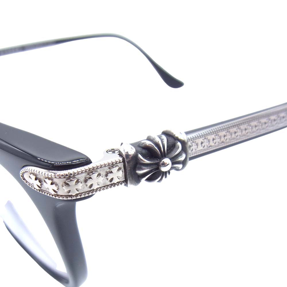 CHROME HEARTS クロムハーツ（原本無） GISS BK-SS CHプラス アイウェア 眼鏡 サングラス ブラック系【中古】