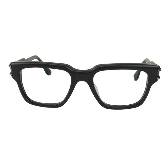CHROME HEARTS クロムハーツ（原本無） 国内正規取扱店ギャランティ付属 BULGE MBK フローラルクロス アイウェア 眼鏡 サングラス ブラック系 53□20ー150【中古】