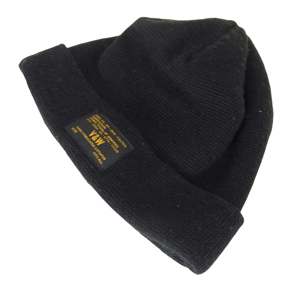 WTAPS ダブルタップス 11AW 112RPVND-HT01S × VANS BLACKWATCH BEANIE ビーニー ブラック系 F【中古】
