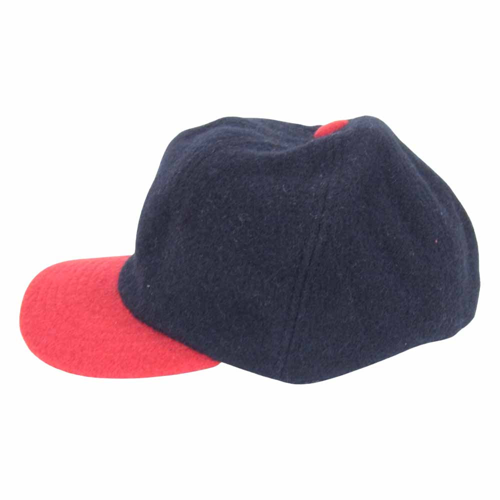 DESCENDANT ディセンダント WOOL CAP ウール キャップ ネイビー系 F【中古】