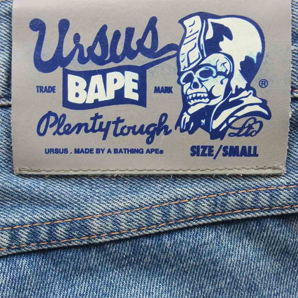 A BATHING APE アベイシングエイプ URSUS BAPE ストレート ロゴ