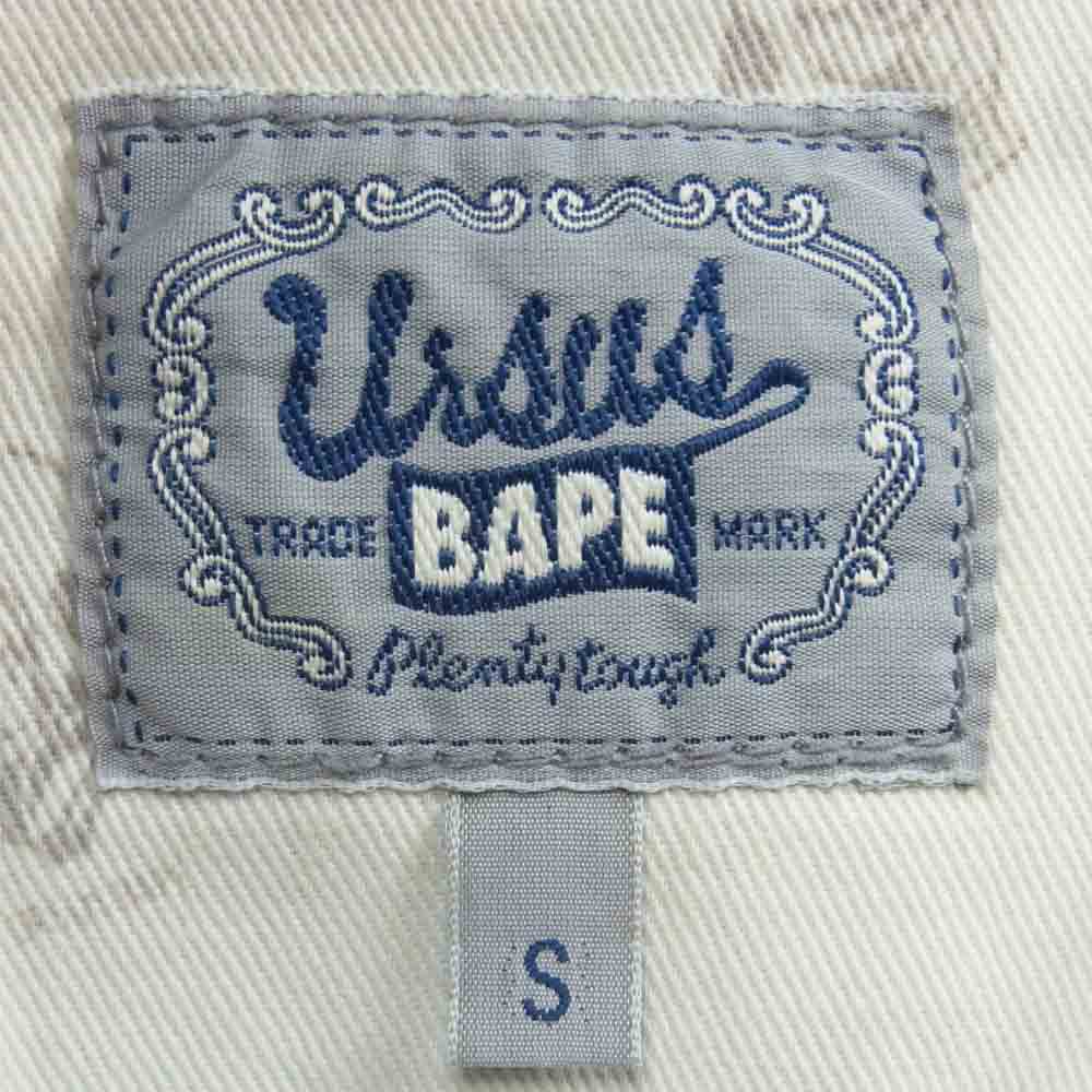 A BATHING APE アベイシングエイプ URSUS BAPE ストレート ロゴ