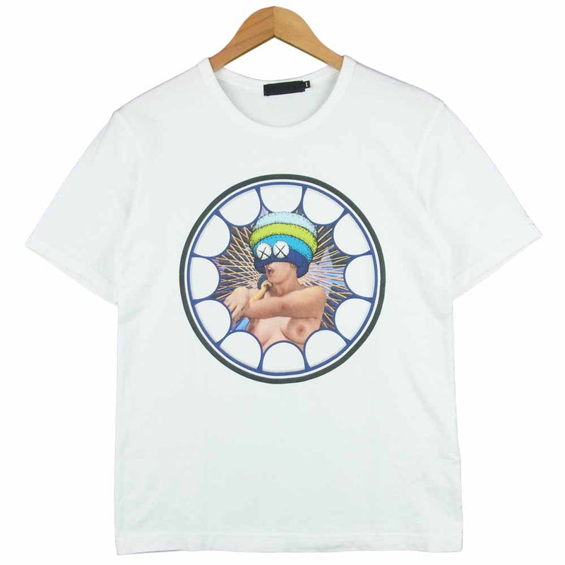 オリジナルフェイク KAWS カウズ Wound up tee 半袖 Tシャツ 中国製 ホワイト系 1【中古】