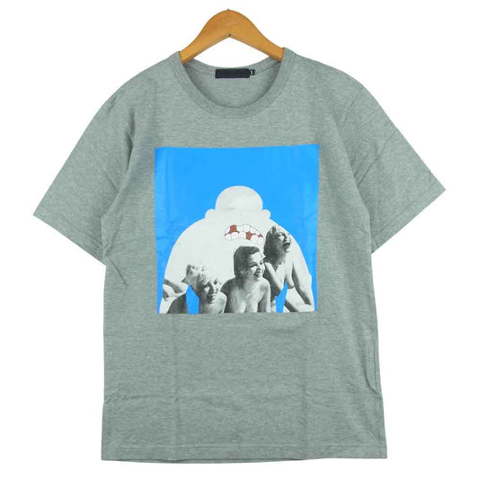 オリジナルフェイク kaws カウズ フォト 半袖 Tシャツ コットン 中国製 グレー系 1【中古】