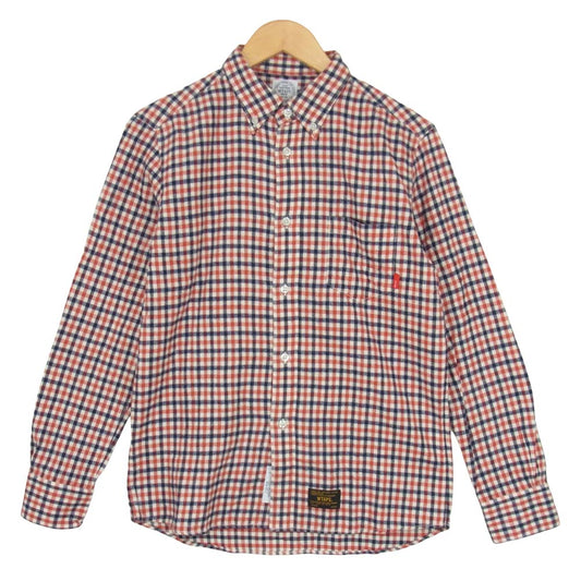 WTAPS ダブルタップス 15AW 152LTDT-SHM04 CHECK L/S 01 チェック 長袖 シャツ レッド系 S【中古】