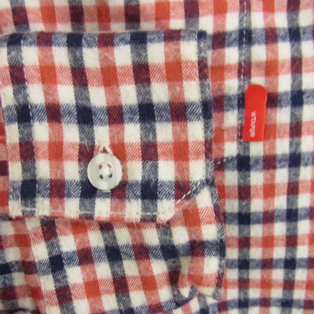 WTAPS ダブルタップス 15AW 152LTDT-SHM04 CHECK L/S 01 チェック 長袖 シャツ レッド系 S【中古】