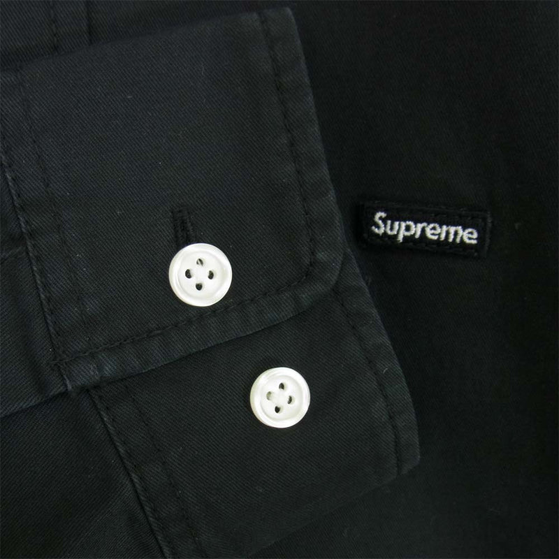 Supreme Small Box Twill Shirt 黒