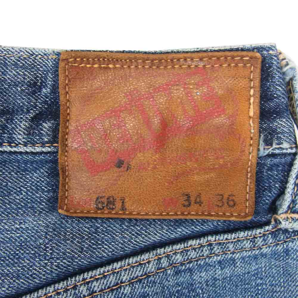 Denime ドゥニーム 681 ダメージ デニム パンツ インディゴブルー系 34【中古】