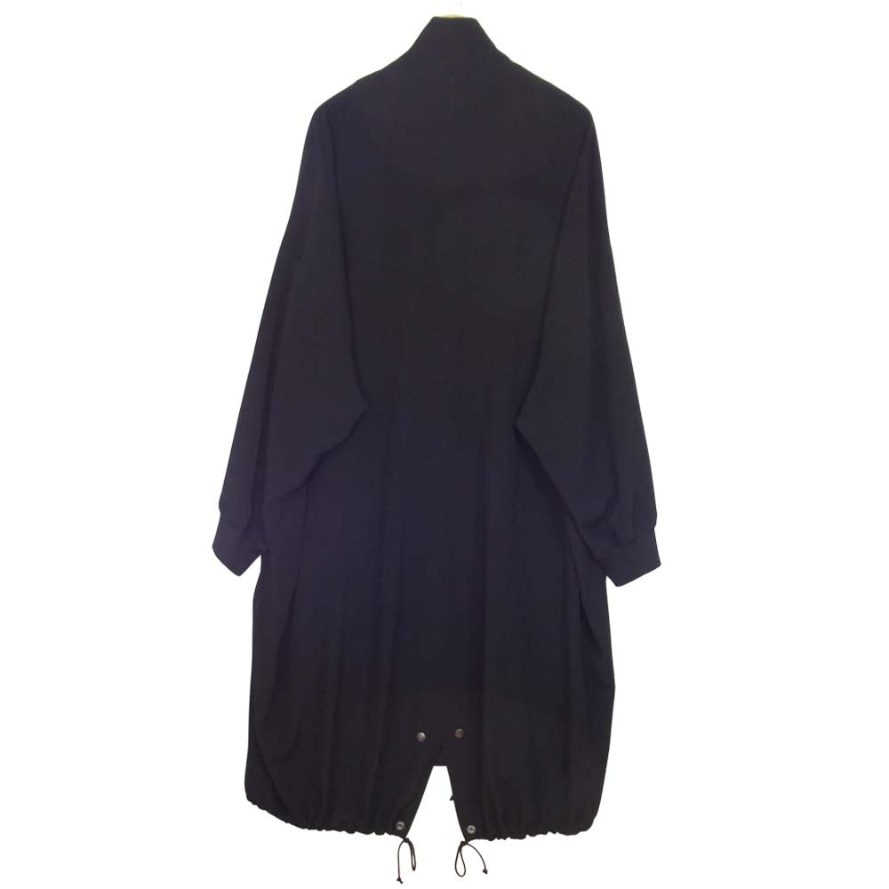 Yohji Yamamoto ヨウジヤマモト GroundY 21AW GM-C07-500-2 T/A Vintage Decyne Dolman Sleeve Rib Coat ヴィンテージデシンドルマン スリーブ リブ コート ブラック系 3【新古品】【未使用】【中古】