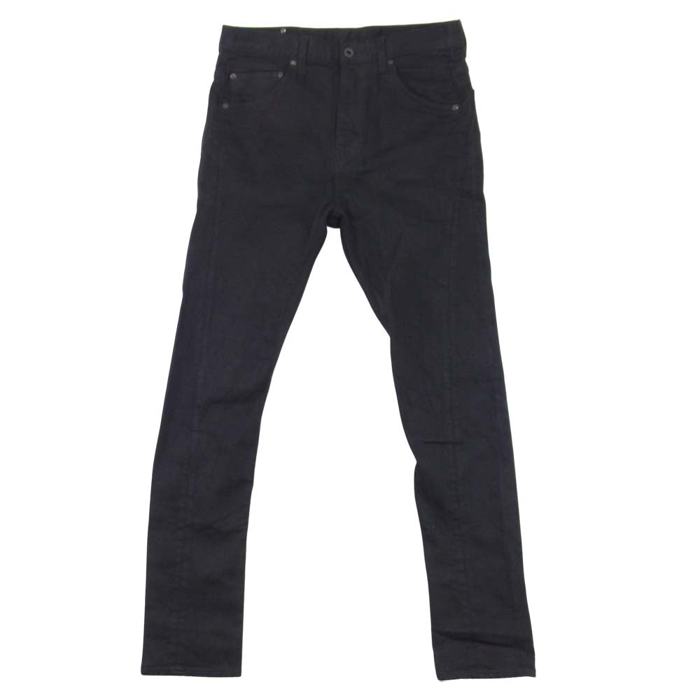 ISAMUKATAYAMA BACKLASH イサムカタヤマバックラッシュ 1356-06 コットンストレッチ セミサルエルパンツ ブラック系 S【中古】