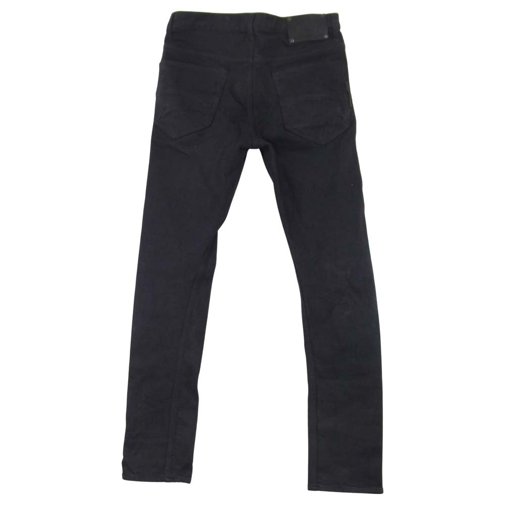 ISAMUKATAYAMA BACKLASH イサムカタヤマバックラッシュ 1356-06 コットンストレッチ セミサルエルパンツ ブラック系 S【中古】