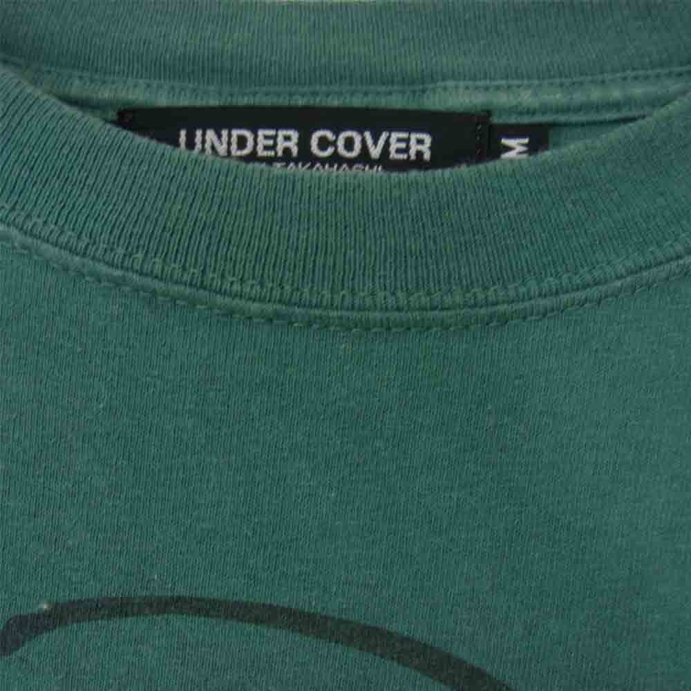 UNDERCOVER アンダーカバー チャーリー・ブラウン Ｔシャツ グリーン系 M【中古】