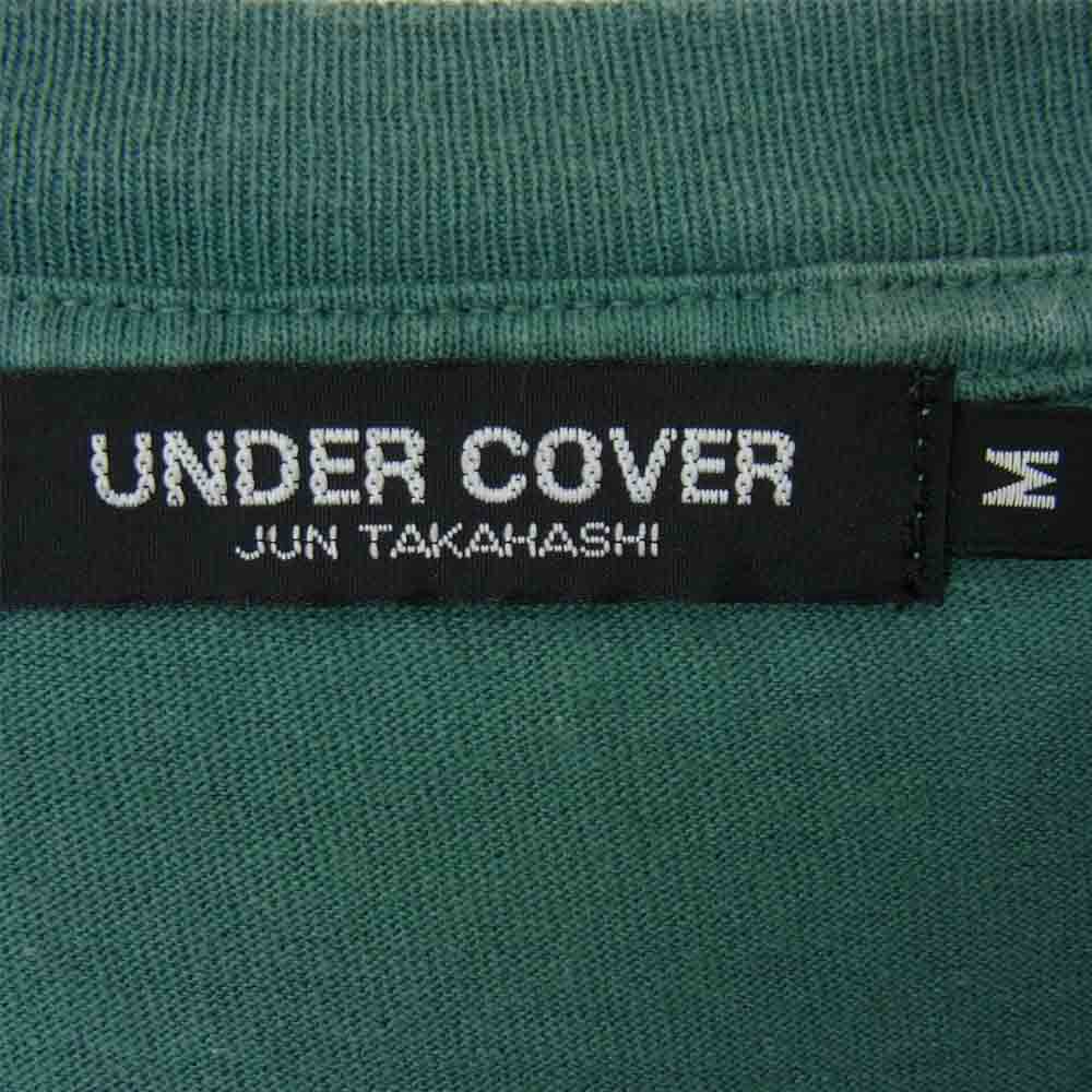 UNDERCOVER アンダーカバー チャーリー・ブラウン Ｔシャツ グリーン系 M【中古】