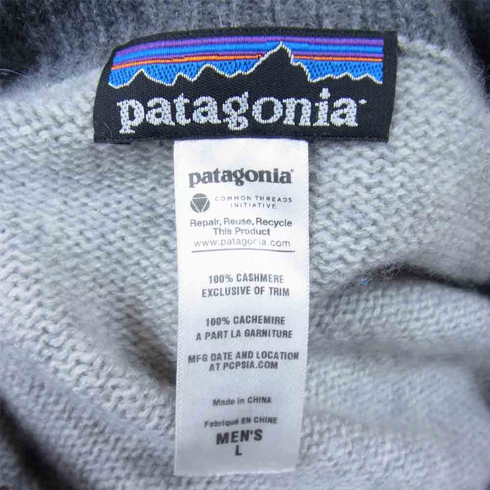 patagonia パタゴニア 11AW 50930 Cashmere Cardigan フルジップ カシミア カーディガン グレー系 L【中古】
