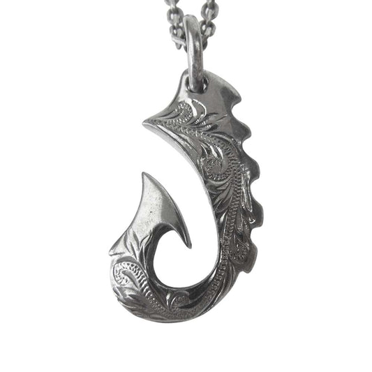 ロノ フィッシュフック ネックレス シルバー系【中古】