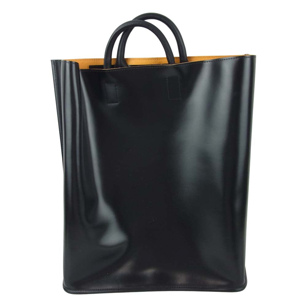 ピエニ 18AW TOTE L レザー トート バッグ ブラック系【美品】【中古】
