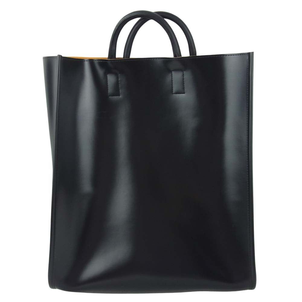 ピエニ 18AW TOTE L レザー トート バッグ ブラック系【美品】【中古】