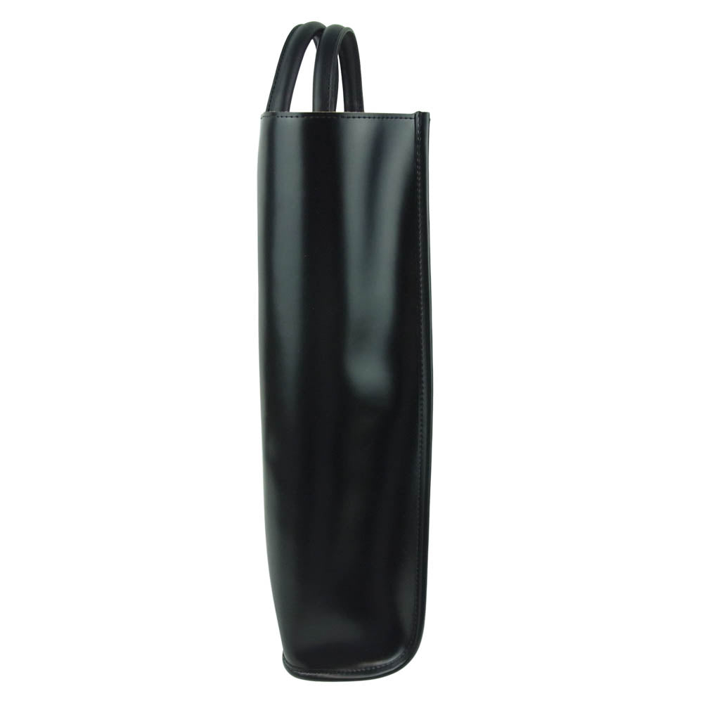 ピエニ 18AW TOTE L レザー トート バッグ ブラック系【美品】【中古】