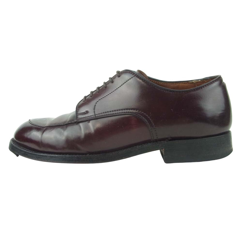 ALDEN オールデン 5432 UNITED ARROWS別注 Vチップ コードバン レザー シューズ モディファイドラスト バーガンディ ブラウン系 6.5D【中古】