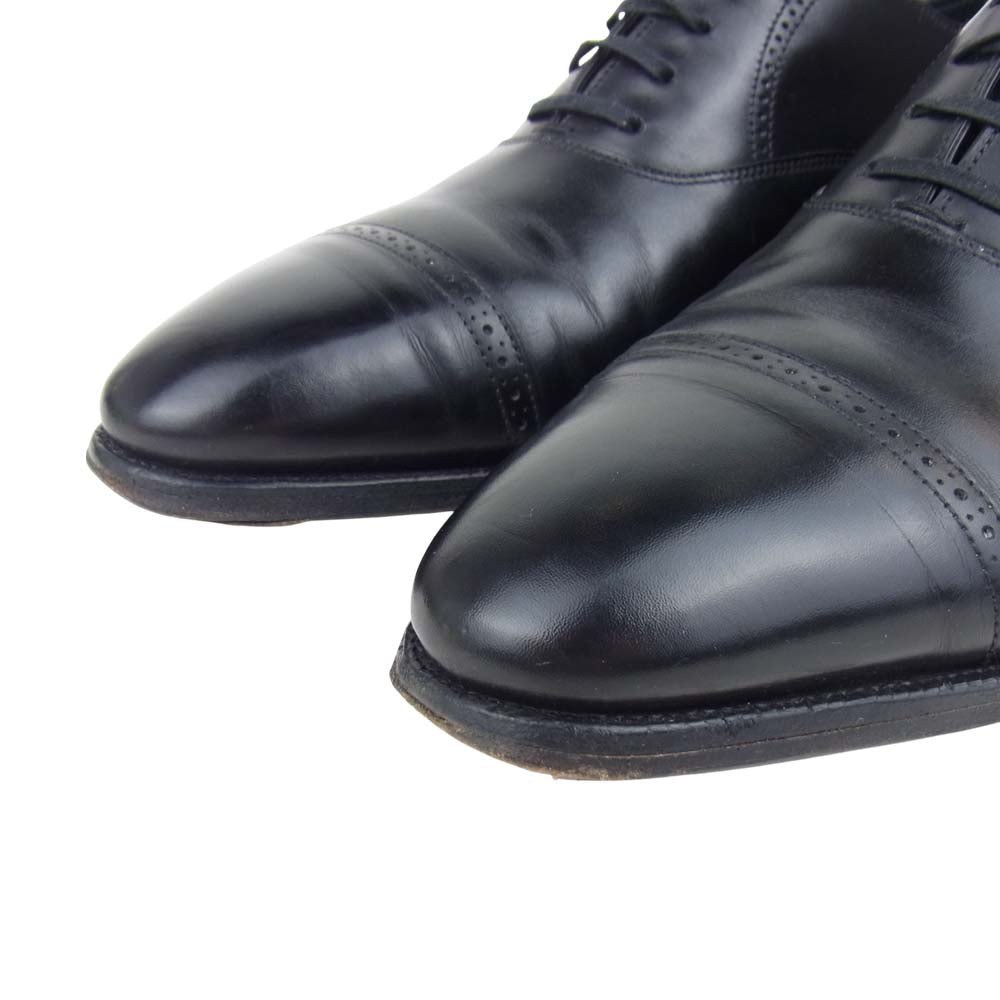 John Lobb ジョンロブ 121507 PHILIP II フィリップ 2 ブラックオックスフォードカーフレザー パンチドキャップトゥ シューズ ブラック系 5.5【中古】
