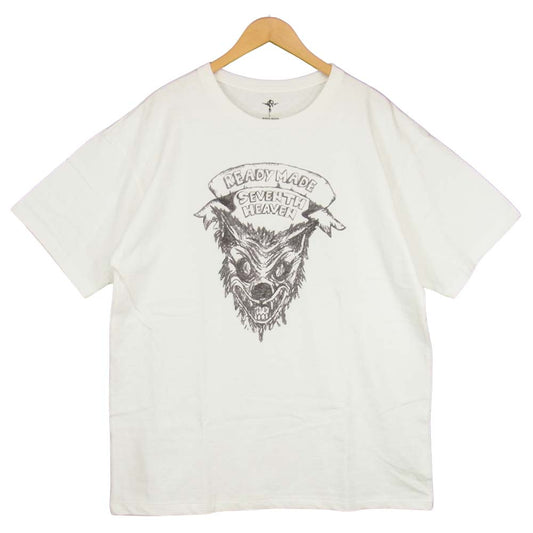 READY MADE レディメイド × SEVENTH HEAVEN TEE セブンス ヘブン WHITE ホワイト系 XXL【中古】
