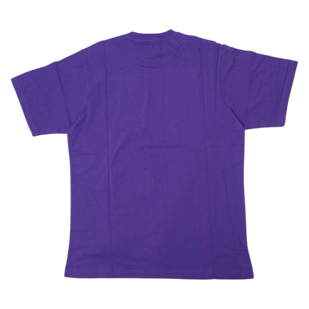 Supreme シュプリーム 20SS intarsia script s/s top インターシア スクリプト ロゴ パープル系 S【新古品】【未使用】【中古】