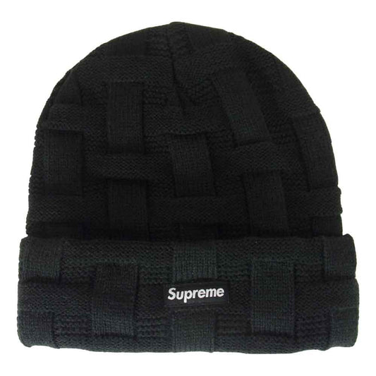 Supreme シュプリーム 19AW Basket Weave Beanie バスケット ウェーブ ビーニー ブラック系【新古品】【未使用】【中古】