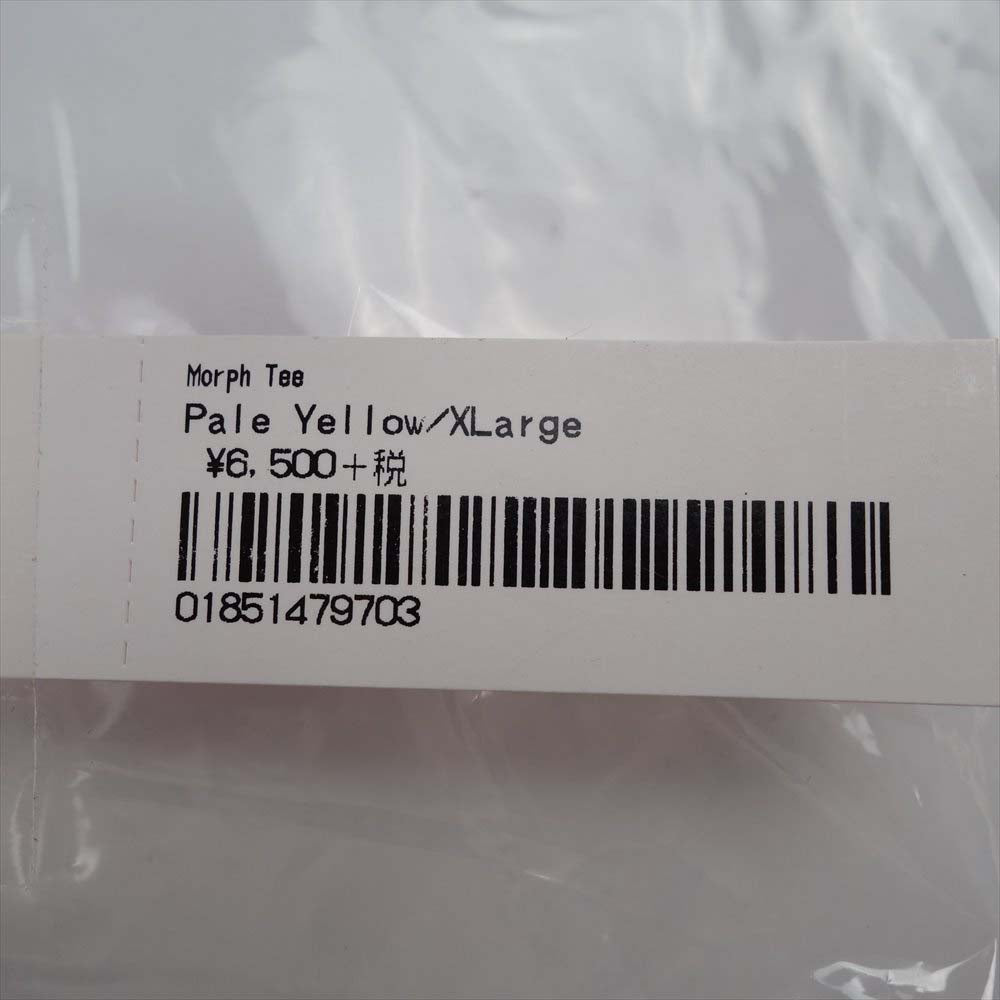 Supreme シュプリーム 20SS morph tee モーフ イエロー系 XL【新古品】【未使用】【中古】