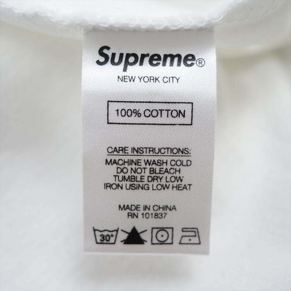 Supreme シュプリーム 20SS meta logo l/s top メタ ロゴ ロングスリーブ Tシャツ ホワイト系 XL【新古品】【未使用】【中古】