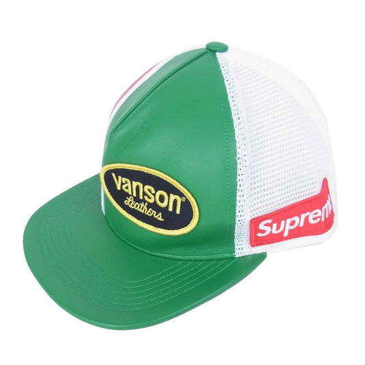 Supreme シュプリーム 20SS Vanson Leathers Mesh Back 5-Panel バンソン メッシュ キャップ グリーン系 F【新古品】【未使用】【中古】