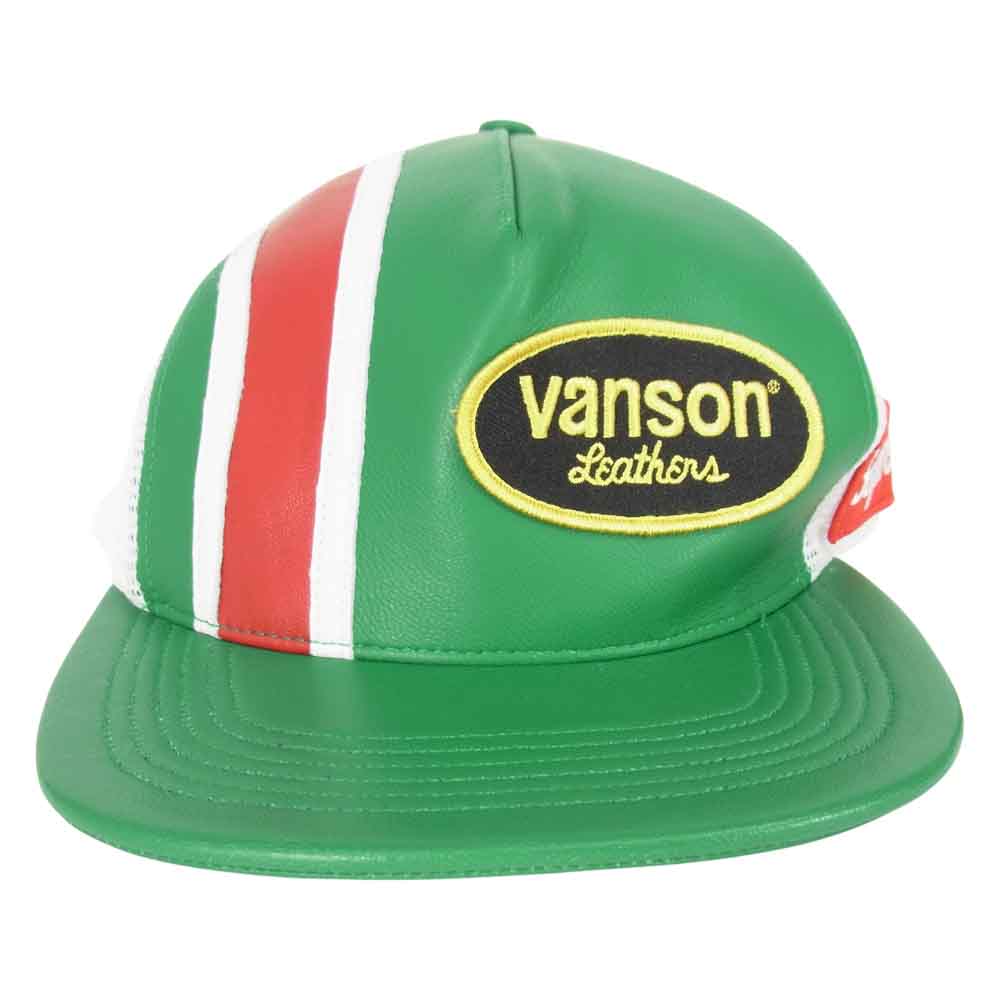 Supreme シュプリーム 20SS Vanson Leathers Mesh Back 5-Panel バンソン メッシュ キャップ グリーン系 F【新古品】【未使用】【中古】