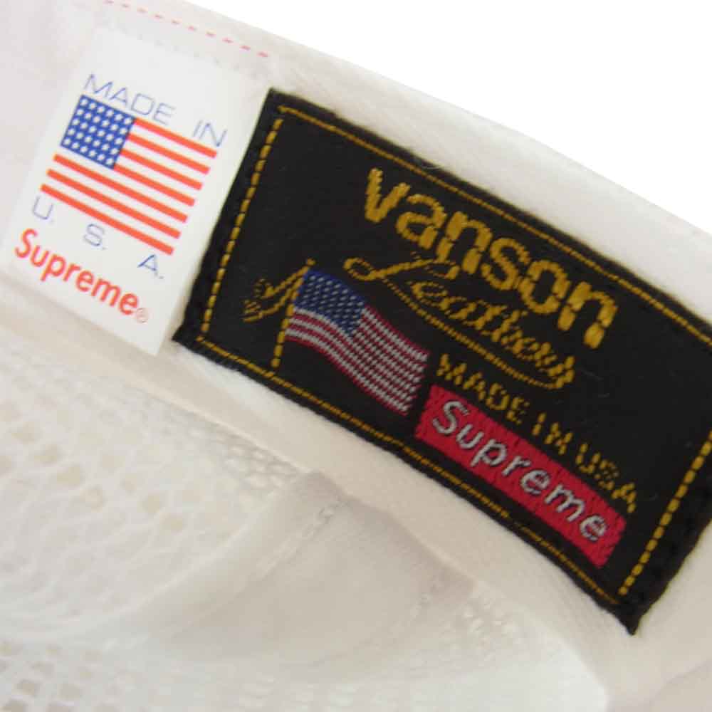 Supreme シュプリーム 20SS Vanson Leathers Mesh Back 5-Panel バンソン メッシュ キャップ グリーン系 F【新古品】【未使用】【中古】