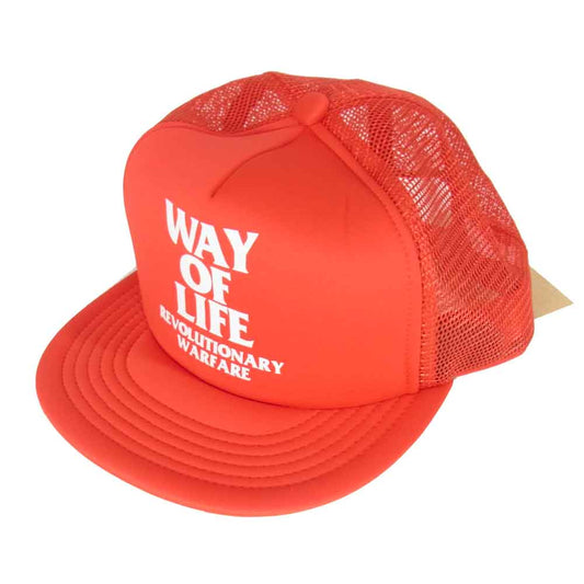 RATS ラッツ 19AW 19RA-0509 WAY OF LIFE MESH CAP メッシュ キャップ レッド系 FREE【新古品】【未使用】【中古】