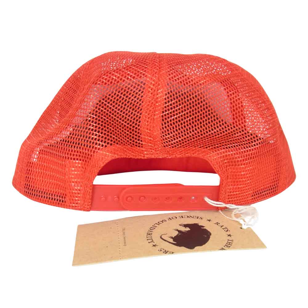 RATS ラッツ 19AW 19RA-0509 WAY OF LIFE MESH CAP メッシュ キャップ レッド系 FREE【新古品】【未使用】【中古】