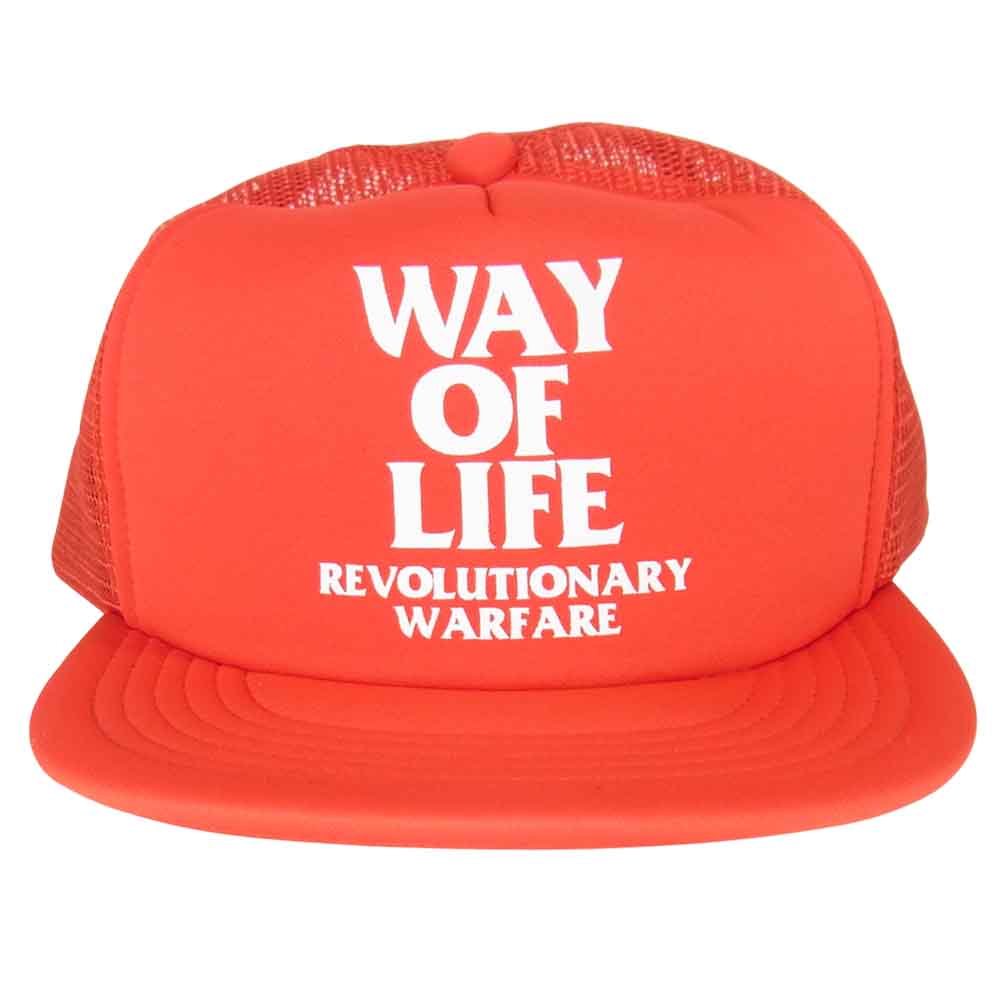 RATS ラッツ 19AW 19RA-0509 WAY OF LIFE MESH CAP メッシュ キャップ レッド系 FREE【新古品】【未使用】【中古】