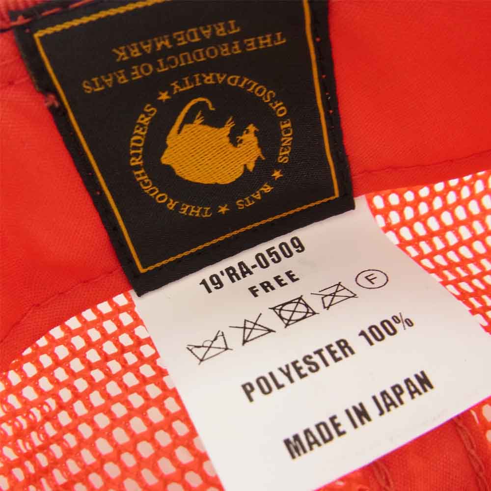 RATS ラッツ 19AW 19RA-0509 WAY OF LIFE MESH CAP メッシュ キャップ レッド系 FREE【新古品】【未使用】【中古】