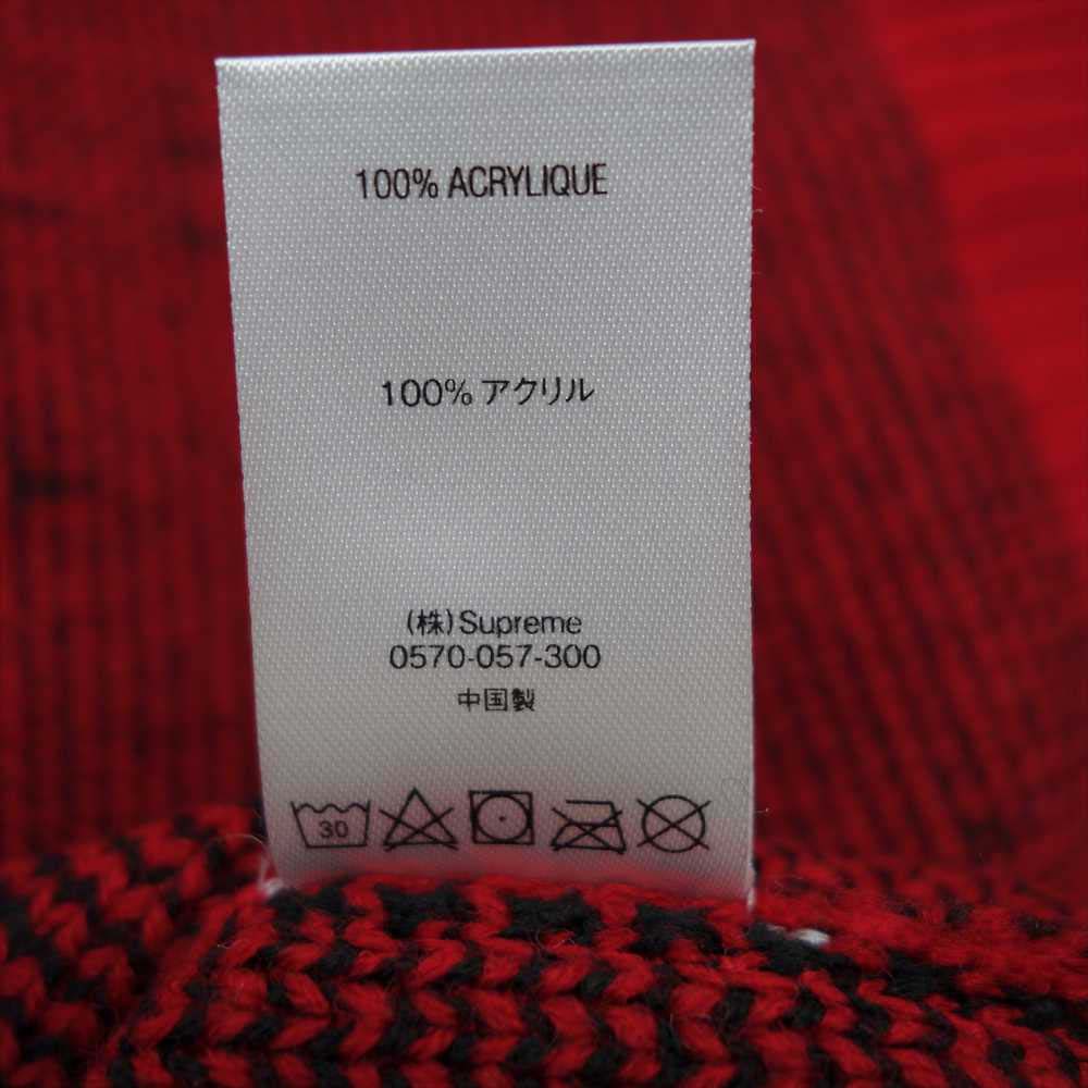 Supreme シュプリーム 20SS new york sweater ニューヨーク セーター ブラック系 レッド系 XL【新古品】【未使用】【中古】