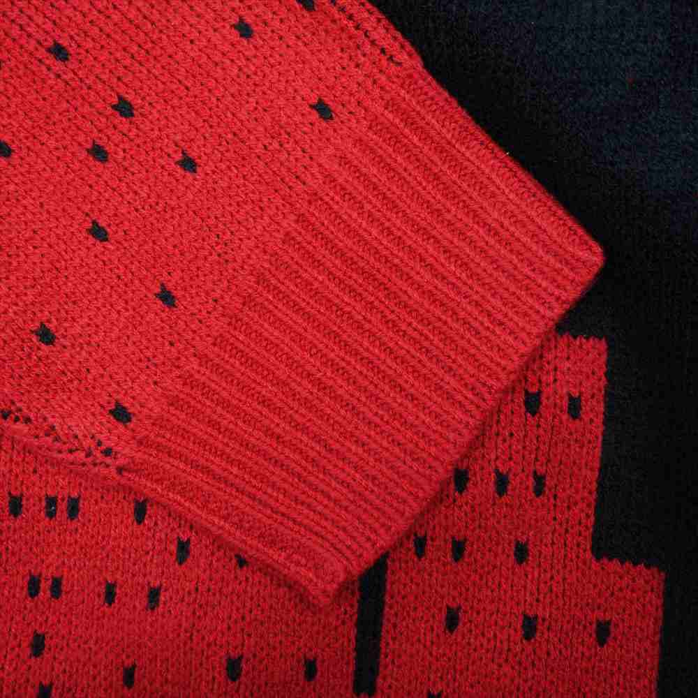 Supreme シュプリーム 20SS new york sweater ニューヨーク セーター ブラック系 レッド系 XL【新古品】【未使用】【中古】