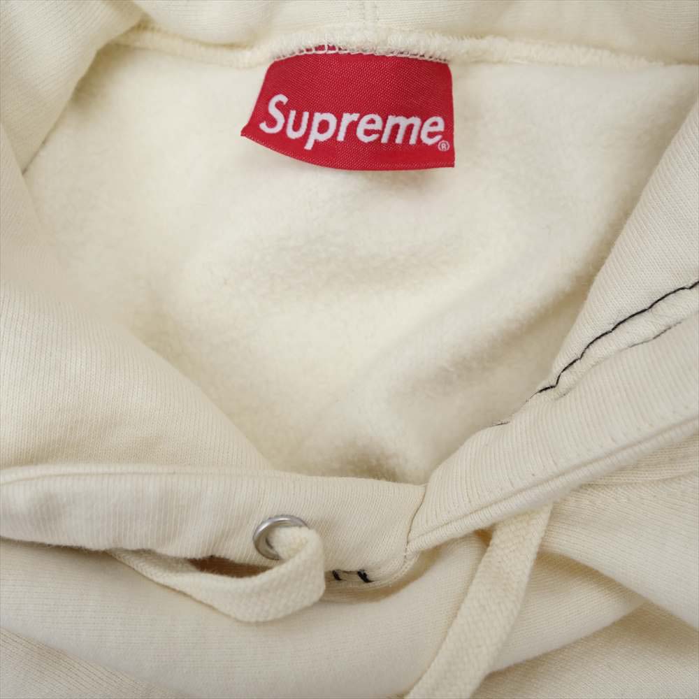 Supreme シュプリーム 20AW Big Stitch Hooded Sweatshirt ビッグステッチ プルオーバー スウェット ホワイト系 XL【新古品】【未使用】【中古】