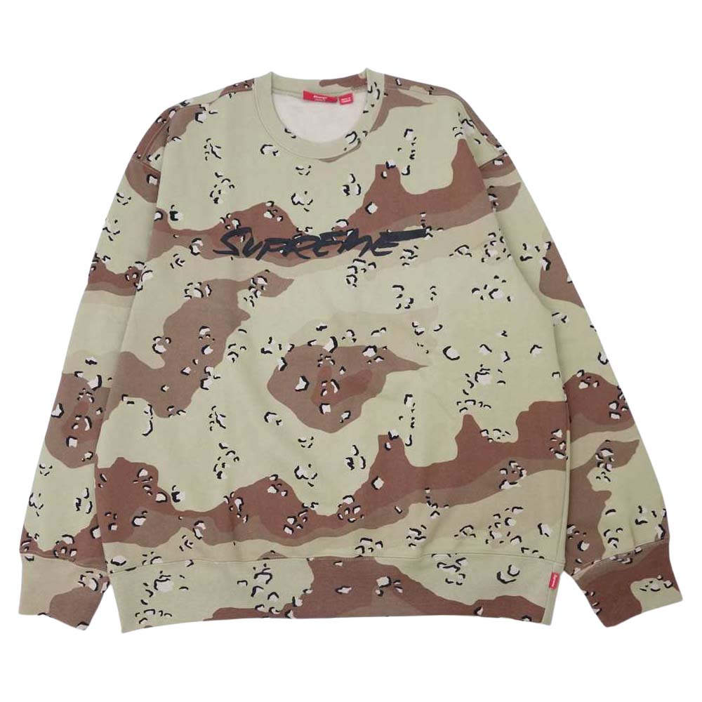 Supreme シュプリーム 20AW Futura Logo Crewneck Chocolate Chip Camo フューチュラ ロゴ クルーネック XL【新古品】【未使用】【中古】