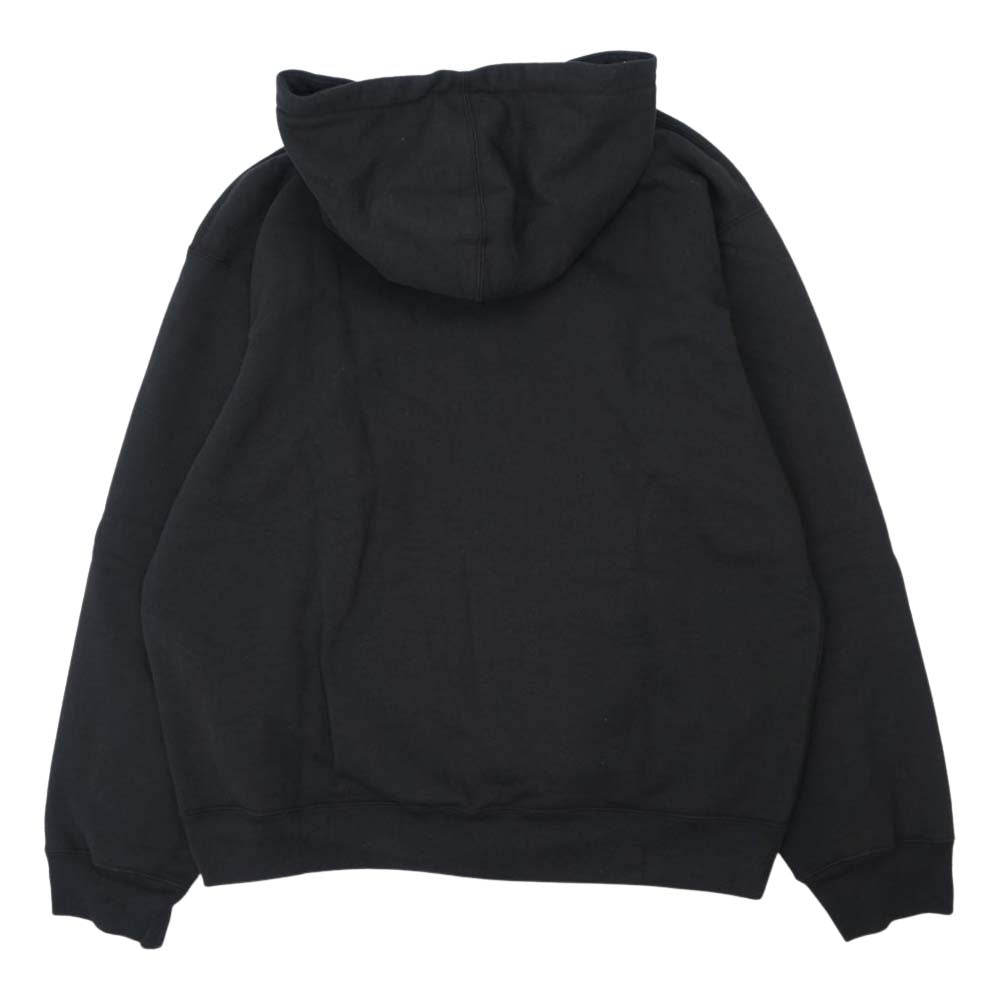 Supreme シュプリーム 19AW Text Stripe Zip Up Hooded Sweatshirt ブラック系 XL【新古品】【未使用】【中古】