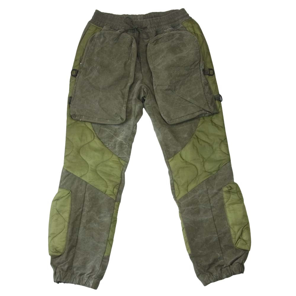 READY MADE レディメイド LINER TACTICAL PANTS ライナー タクティカル ミリタリー カーゴ カーキ系 3【美品】【中古】