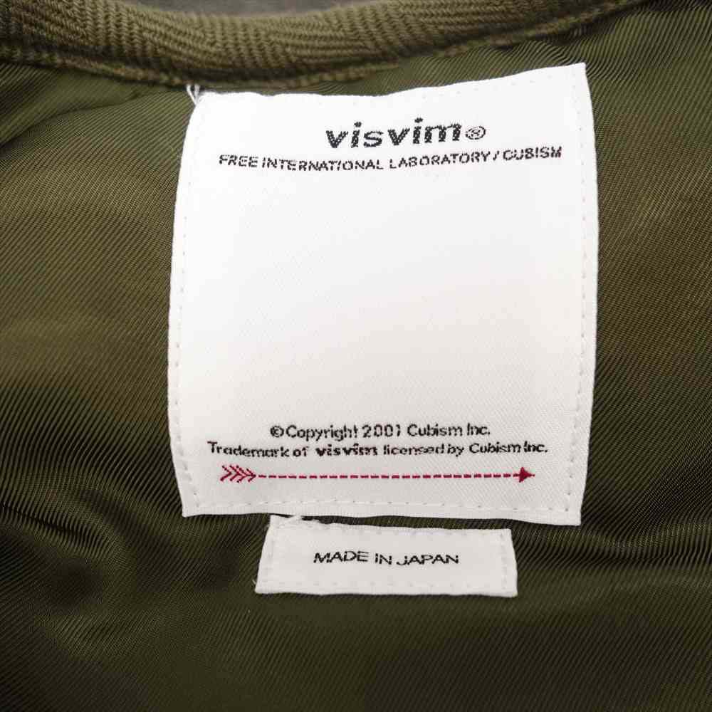 VISVIM ビズビム 20AW 120205013003 HARRIER DOWN VEST ハリアー ダウン ベスト カーキ系 5【新古品】【未使用】【中古】