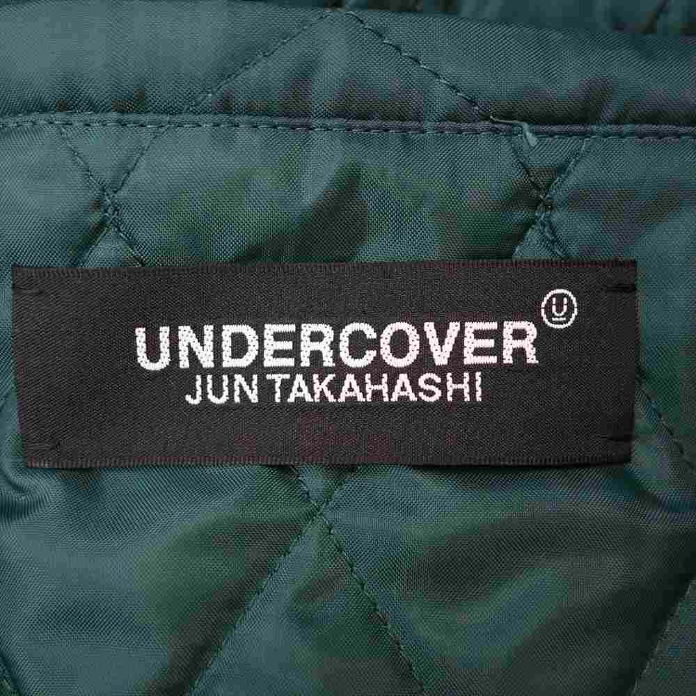 UNDERCOVER アンダーカバー 2021 UCZ9207 × SACAI サカイ 30th Anniversary Leather sleeve down jacket 30周年 レザー スリーブ 中綿 ブラック系 4【新古品】【未使用】【中古】