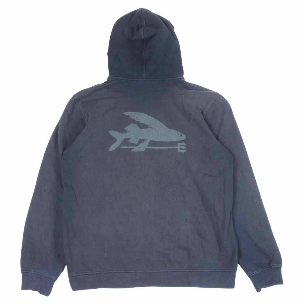 patagonia パタゴニア 12AW 27542 フライングフィッシュ ジップアップ パーカー チャコール系 L【中古】