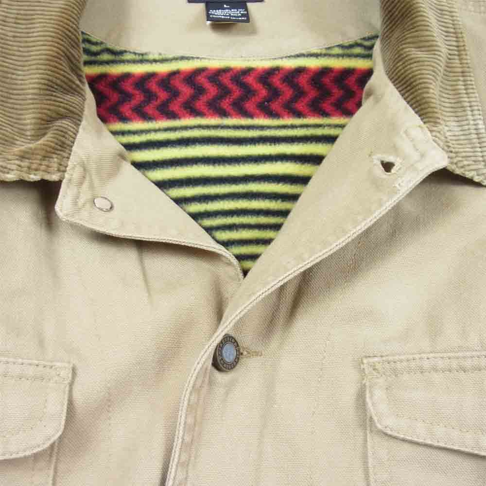 patagonia パタゴニア 04AW 27051 NUEVO RANGE JACKET 裏フリース ヌエボ レンジ コート カバーオール ジャケット ベージュ系 L【中古】
