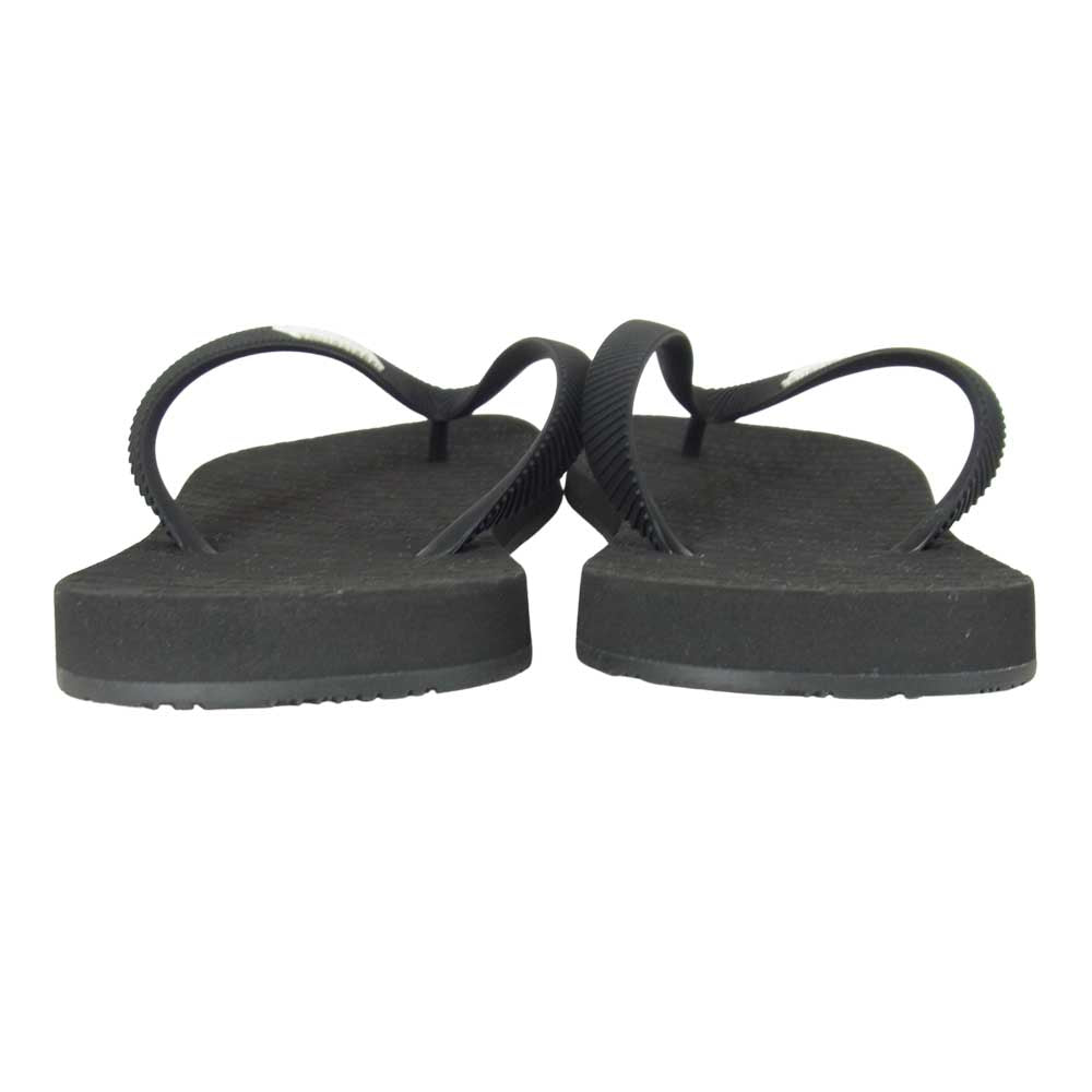 VETEMENTS ヴェトモン 20SS SS20SD006 Classic Logo Flip Flops クラシック ロゴ フリップ フロップ サンダル ブラック系 43【新古品】【未使用】【中古】